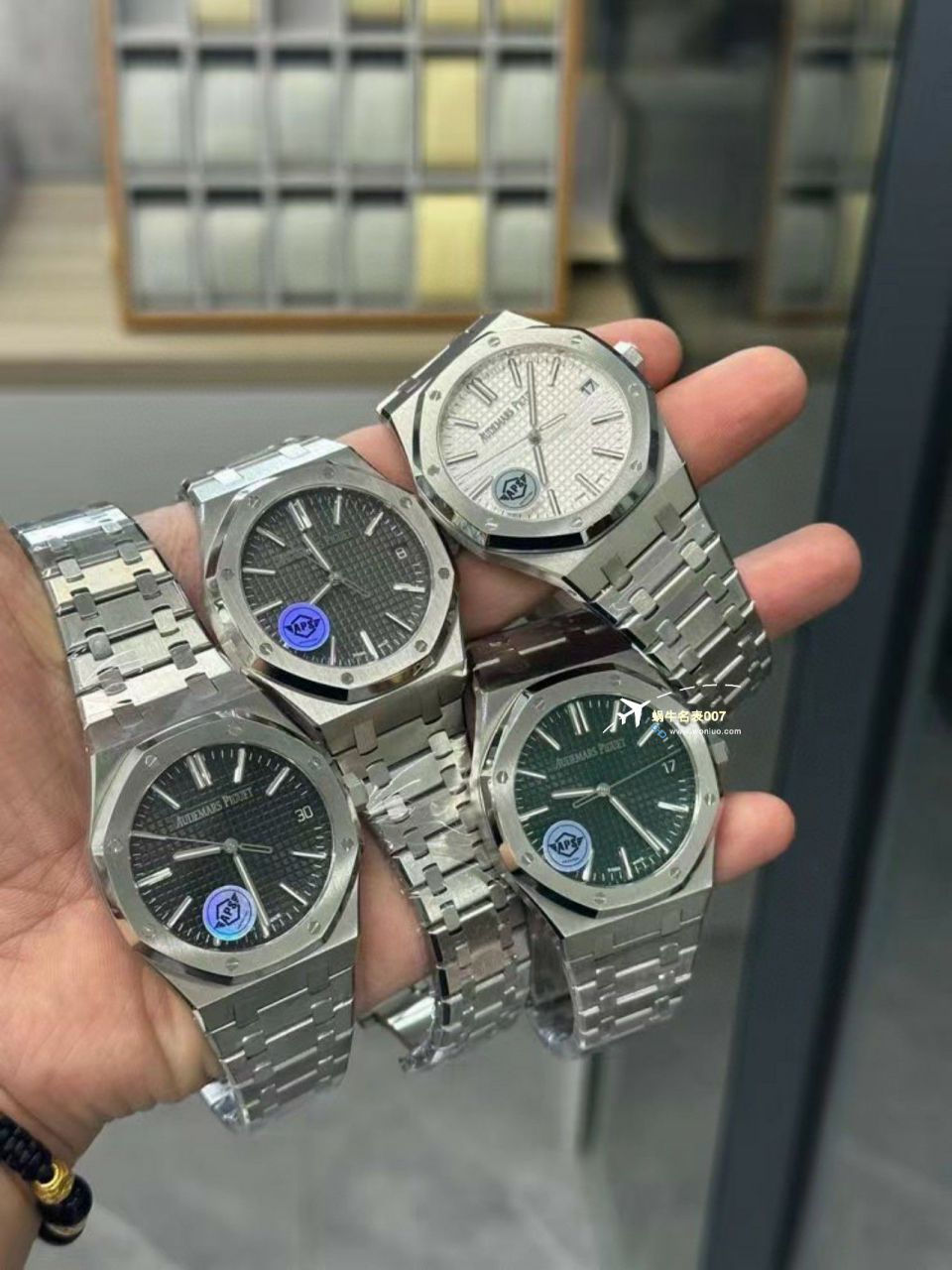 【 Video analysis 】APS Factory Audemars Piguet 皇家橡树50周年纪念15510ST.OO.1320ST.09，15510ST.OO.1320ST.08 Perfect  Replica Copy  Watches  / AP270