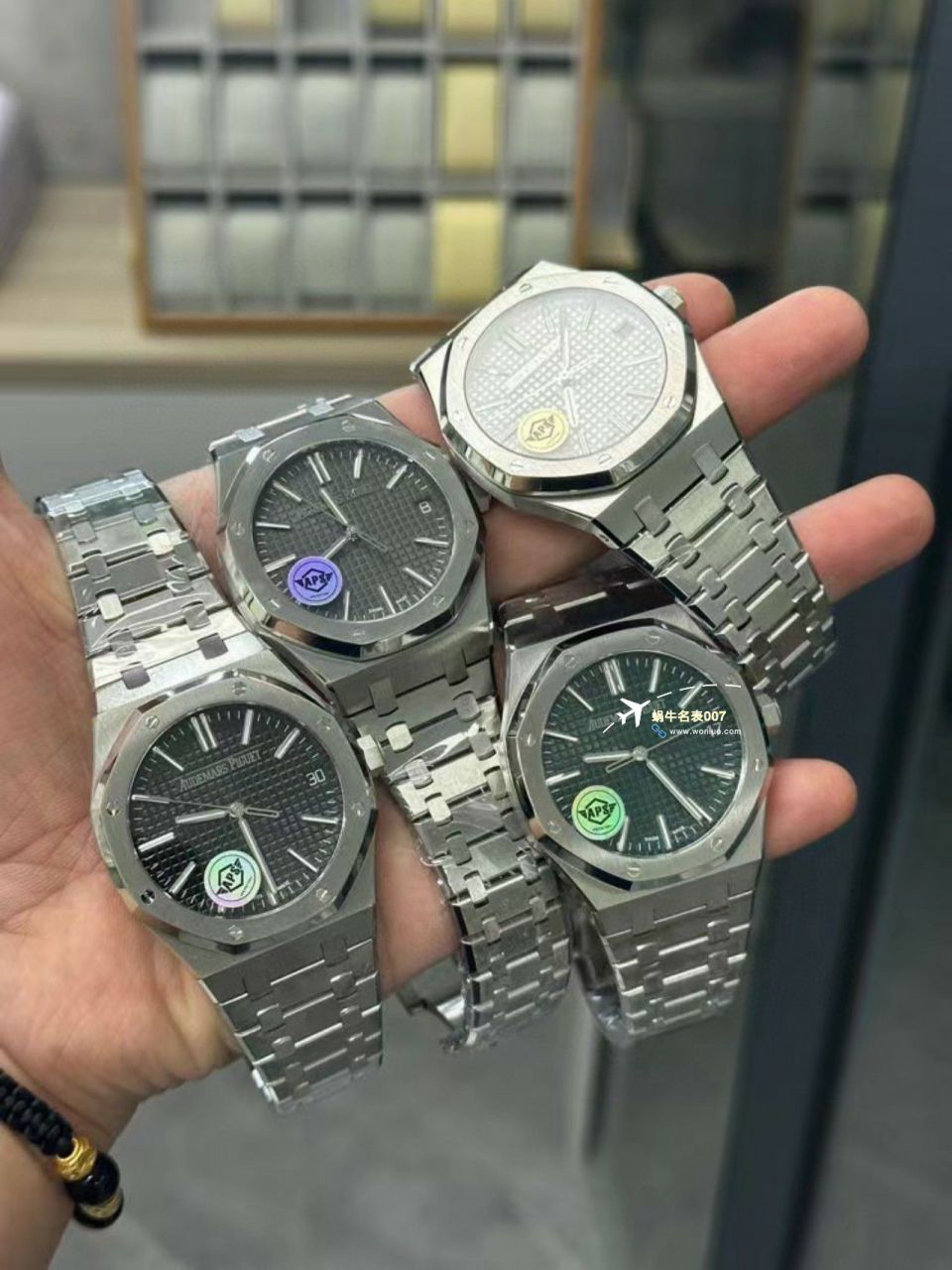 【 Video analysis 】APS Factory Audemars Piguet 皇家橡树50周年纪念15510ST.OO.1320ST.09，15510ST.OO.1320ST.08 Perfect  Replica Copy  Watches  / AP270