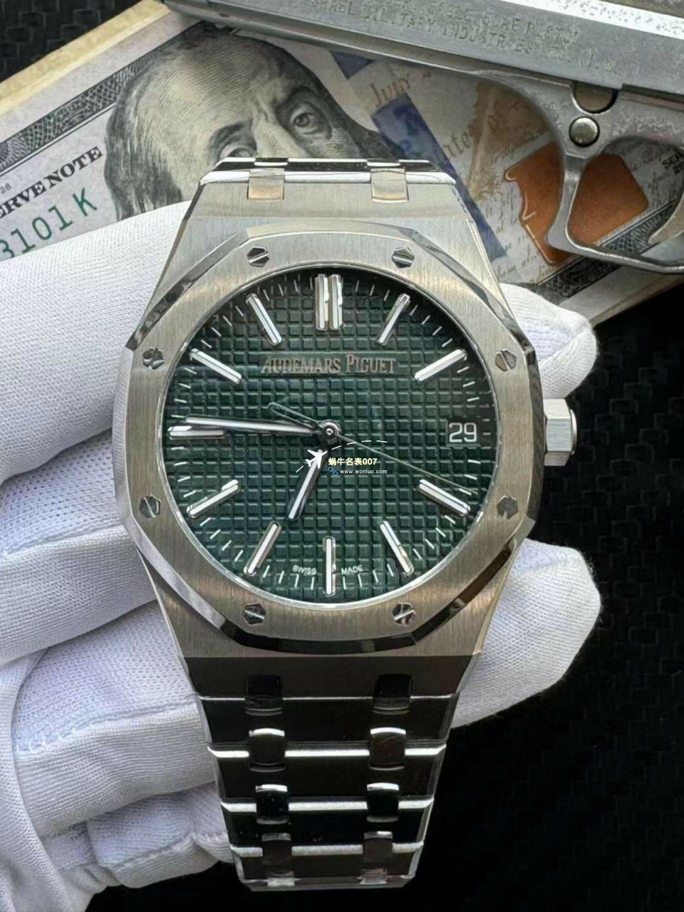 【 Video analysis 】APS Factory Audemars Piguet 皇家橡树50周年纪念15510ST.OO.1320ST.09，15510ST.OO.1320ST.08 Perfect  Replica Copy  Watches  / AP270