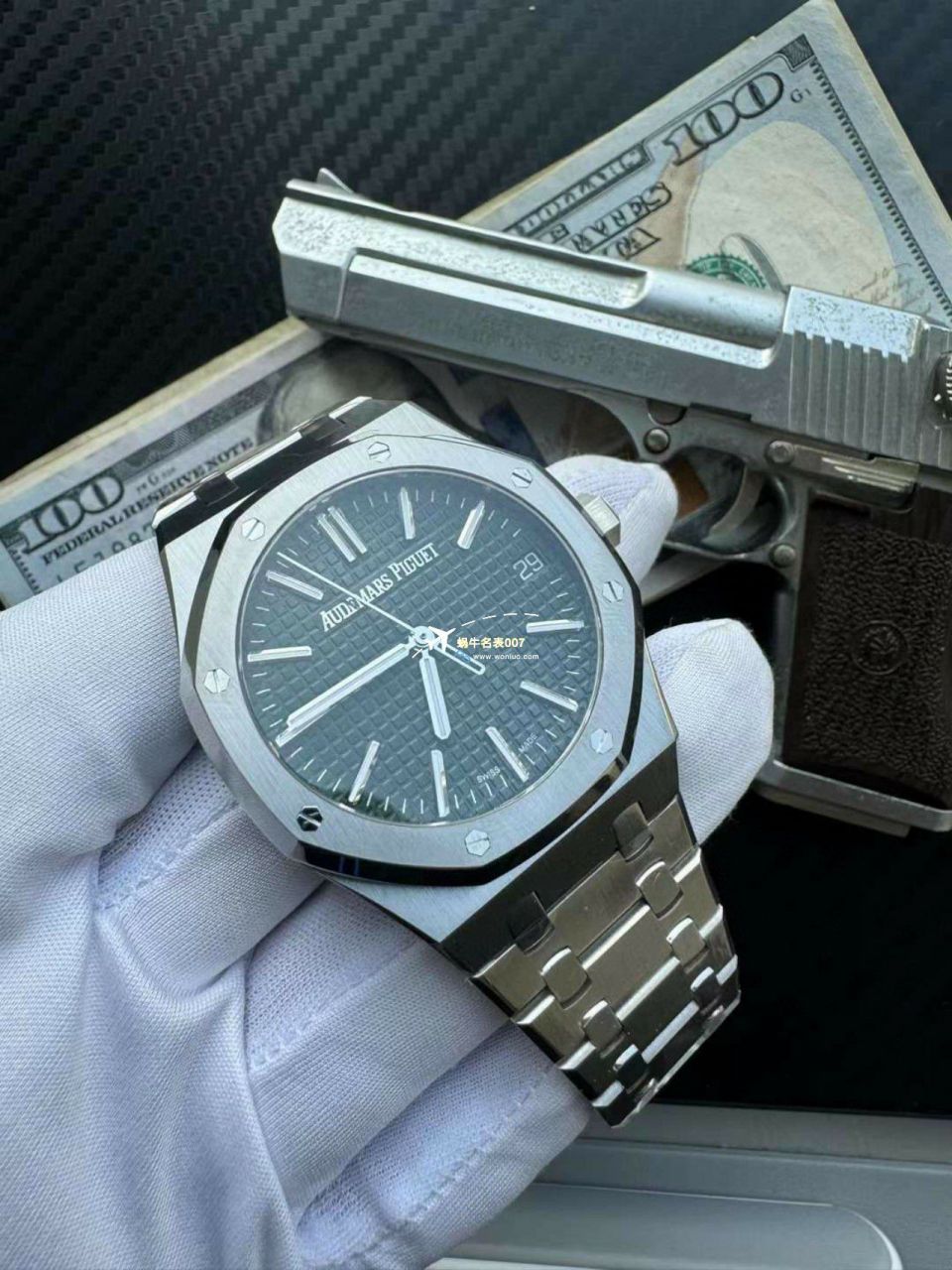 【 Video analysis 】APS Factory Audemars Piguet 皇家橡树50周年纪念15510ST.OO.1320ST.09，15510ST.OO.1320ST.08 Perfect  Replica Copy  Watches  / AP270