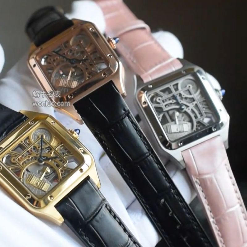 【 Video analysis 】TW Cartier  女装 Santos 镂空系列 Replica WHSA0032，WHSA0030石英 wrist watches 
