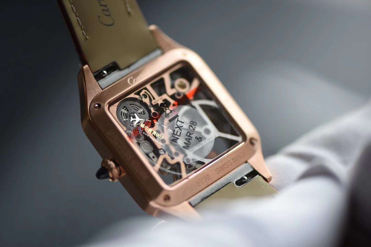 【 Video analysis 】TW Cartier  女装 Santos 镂空系列 Replica WHSA0032，WHSA0030石英 wrist watches  / K338