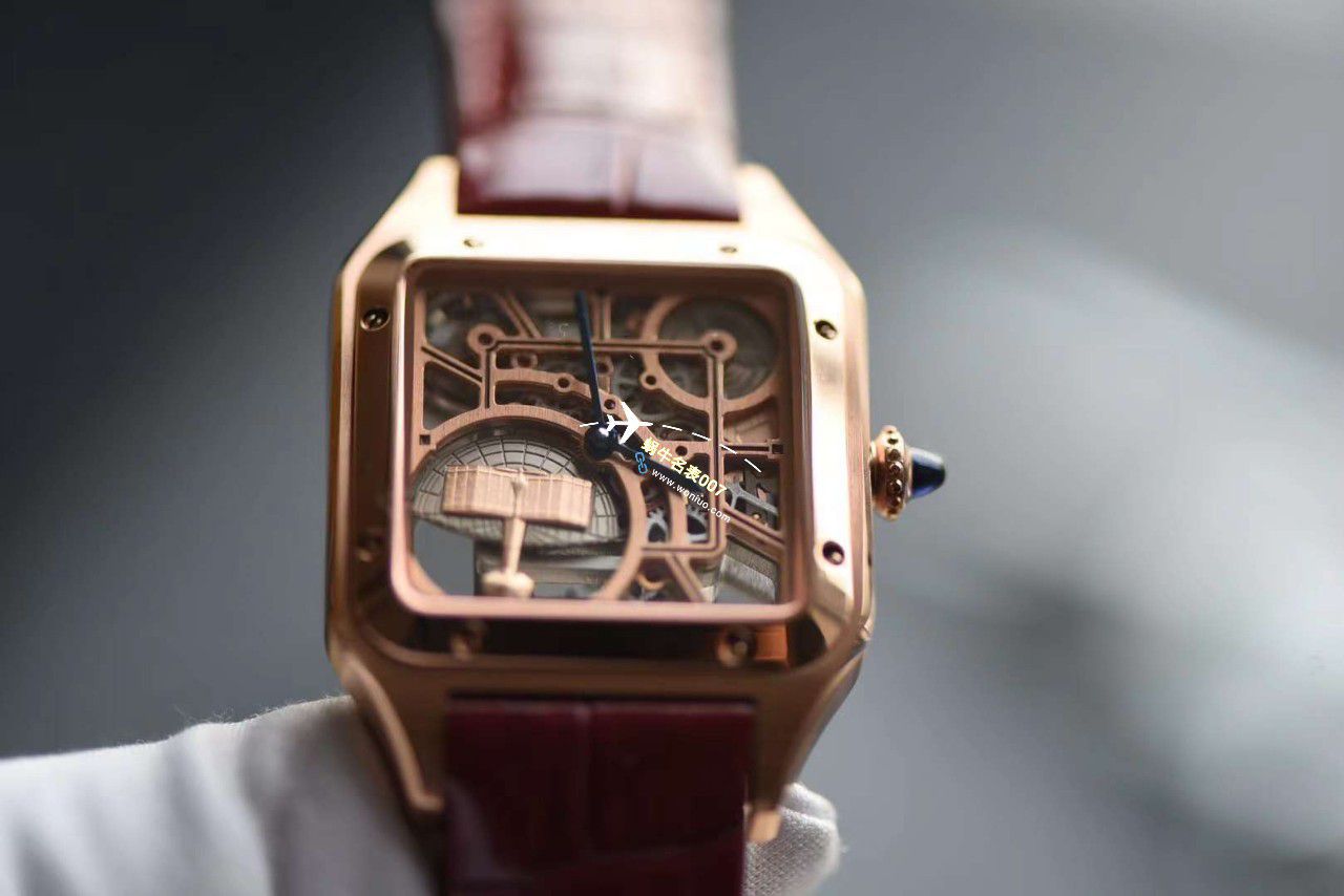 【 Video analysis 】TW Cartier  女装 Santos 镂空系列 Replica WHSA0032，WHSA0030石英 wrist watches  / K338
