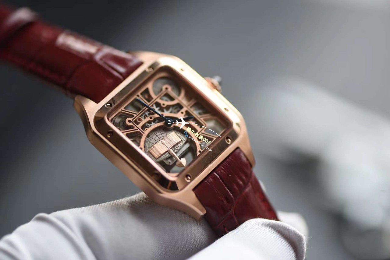 【 Video analysis 】TW Cartier  女装 Santos 镂空系列 Replica WHSA0032，WHSA0030石英 wrist watches  / K338