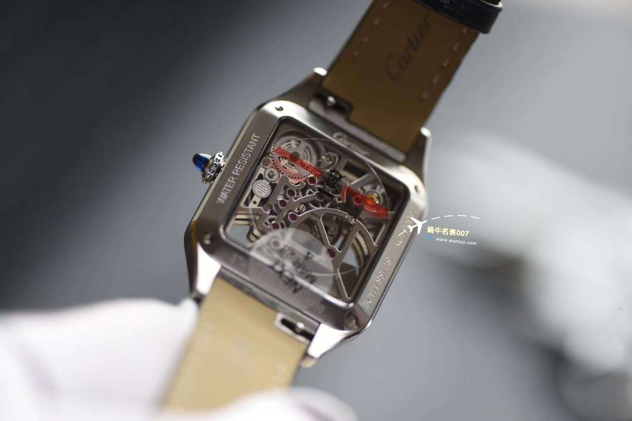 【 Video analysis 】TW Cartier  女装 Santos 镂空系列 Replica WHSA0032，WHSA0030石英 wrist watches  / K338
