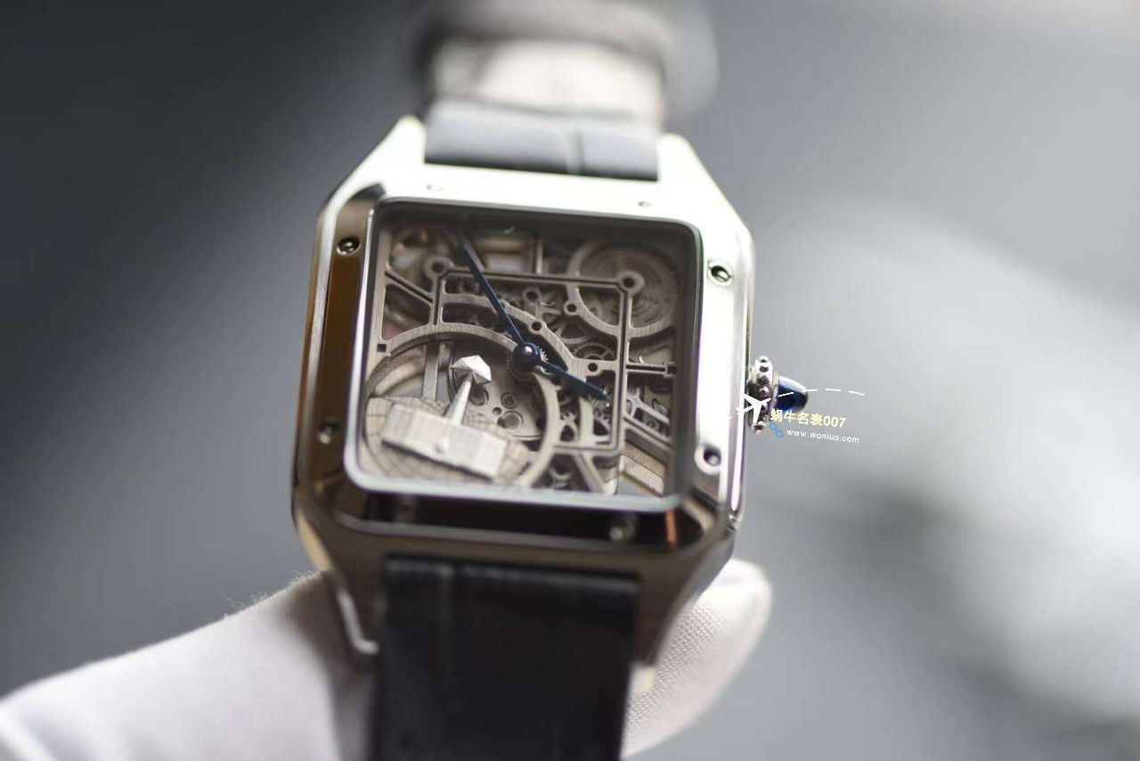 【 Video analysis 】TW Cartier  女装 Santos 镂空系列 Replica WHSA0032，WHSA0030石英 wrist watches  / K338