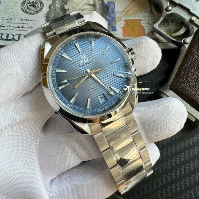 【 Video analysis 】VS Factory OMEGA Perfect  Replica Copy  Seamaster 冰蓝柚木220.10.41.21.03.005 wrist watches 