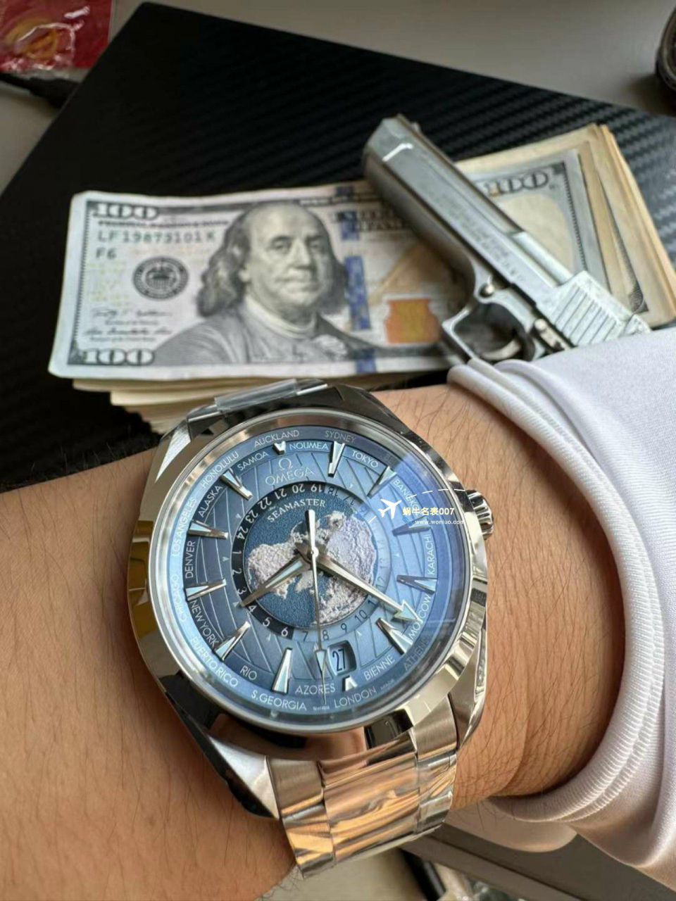 【 Video analysis 】VS Factory OMEGA Perfect  Replica Copy  Seamaster 冰蓝柚木220.10.41.21.03.005 wrist watches  / M793