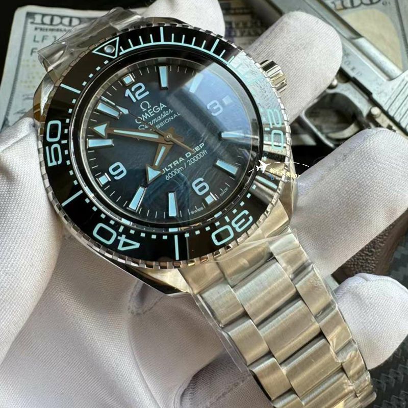 【 Video analysis 】VS Factory OMEGA海洋宇宙600米海王渐变蓝 Replica 215.30.46.21.03.002 Watches 