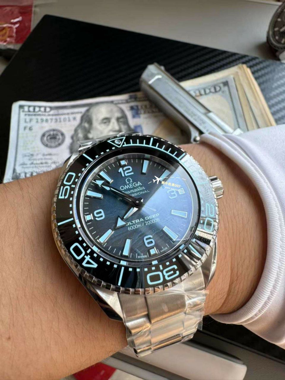 【 Video analysis 】VS Factory OMEGA海洋宇宙600米海王渐变蓝 Replica 215.30.46.21.03.002 Watches  / M795