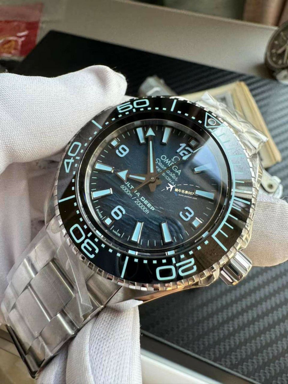 【 Video analysis 】VS Factory OMEGA海洋宇宙600米海王渐变蓝 Replica 215.30.46.21.03.002 Watches  / M795
