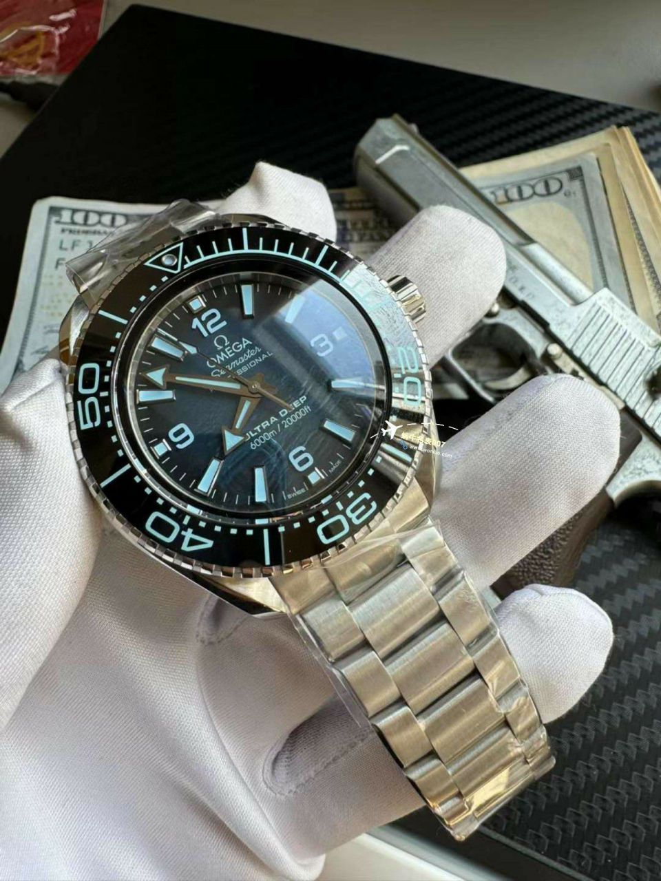 【 Video analysis 】VS Factory OMEGA海洋宇宙600米海王渐变蓝 Replica 215.30.46.21.03.002 Watches  / M795
