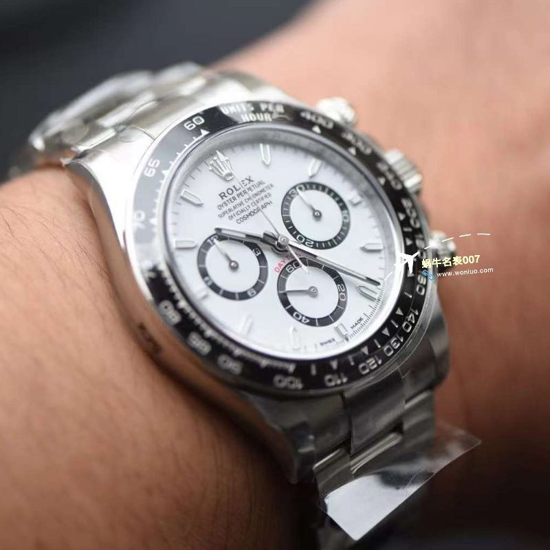 clean Factory c Factory  High quality   Replica Watches  Rolex  Cosmograph Daytona  Ditongna 新款4131 Movement 熊猫迪水泥灰m126500LN-0001，m126519ln-0006 wrist watches 