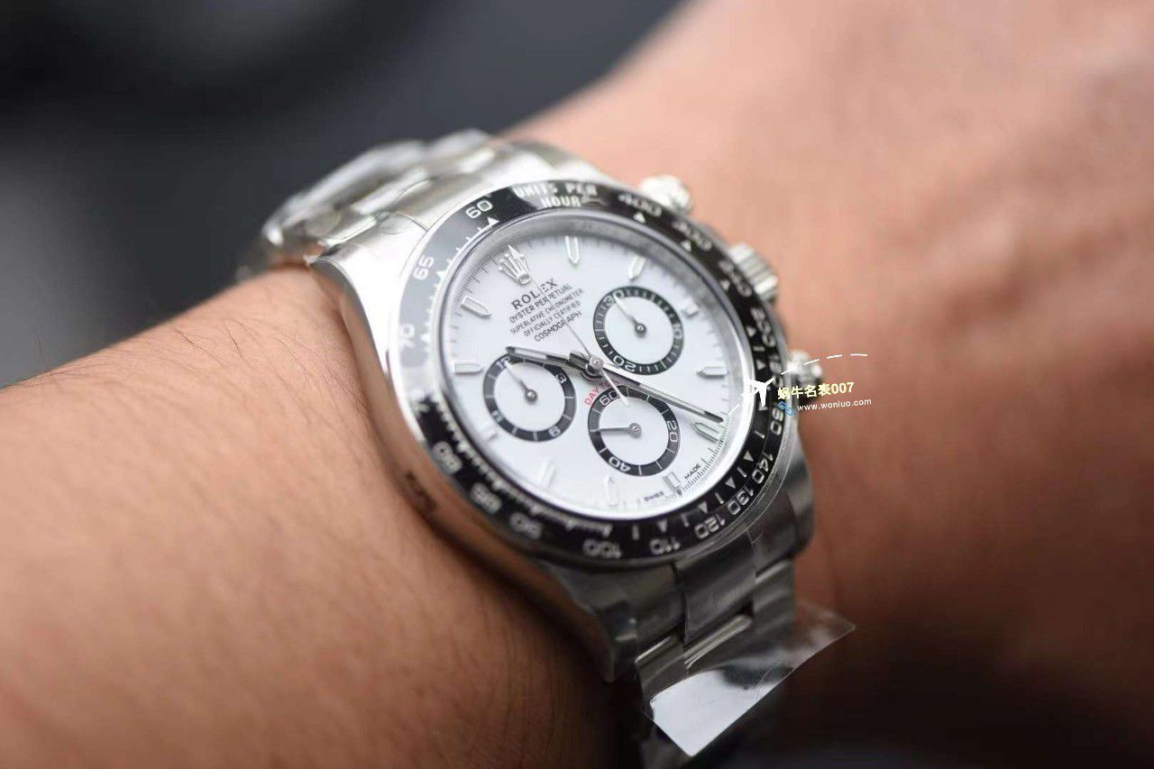 clean Factory c Factory  High quality   Replica Watches  Rolex  Cosmograph Daytona  Ditongna 新款4131 Movement 熊猫迪水泥灰m126500LN-0001，m126519ln-0006 wrist watches  / R810