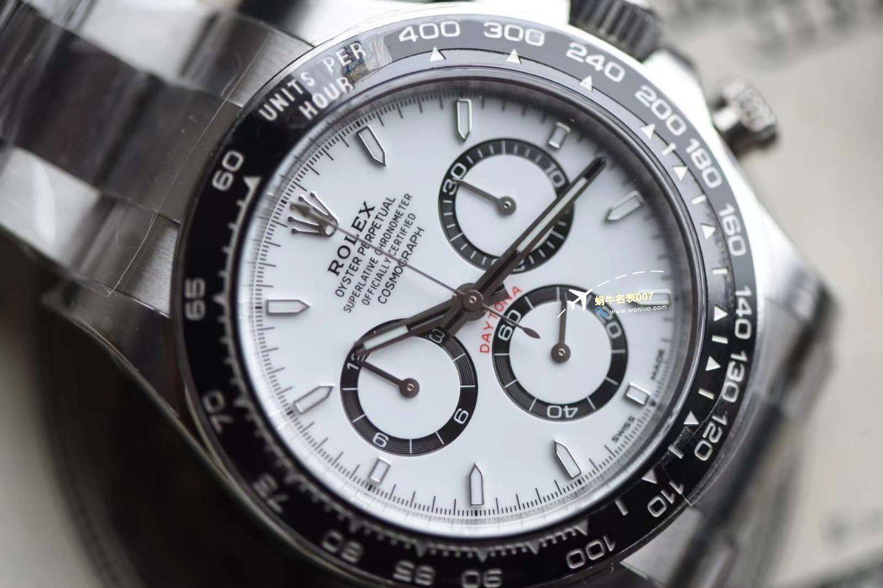 clean Factory c Factory  High quality   Replica Watches  Rolex  Cosmograph Daytona  Ditongna 新款4131 Movement 熊猫迪水泥灰m126500LN-0001，m126519ln-0006 wrist watches  / R810
