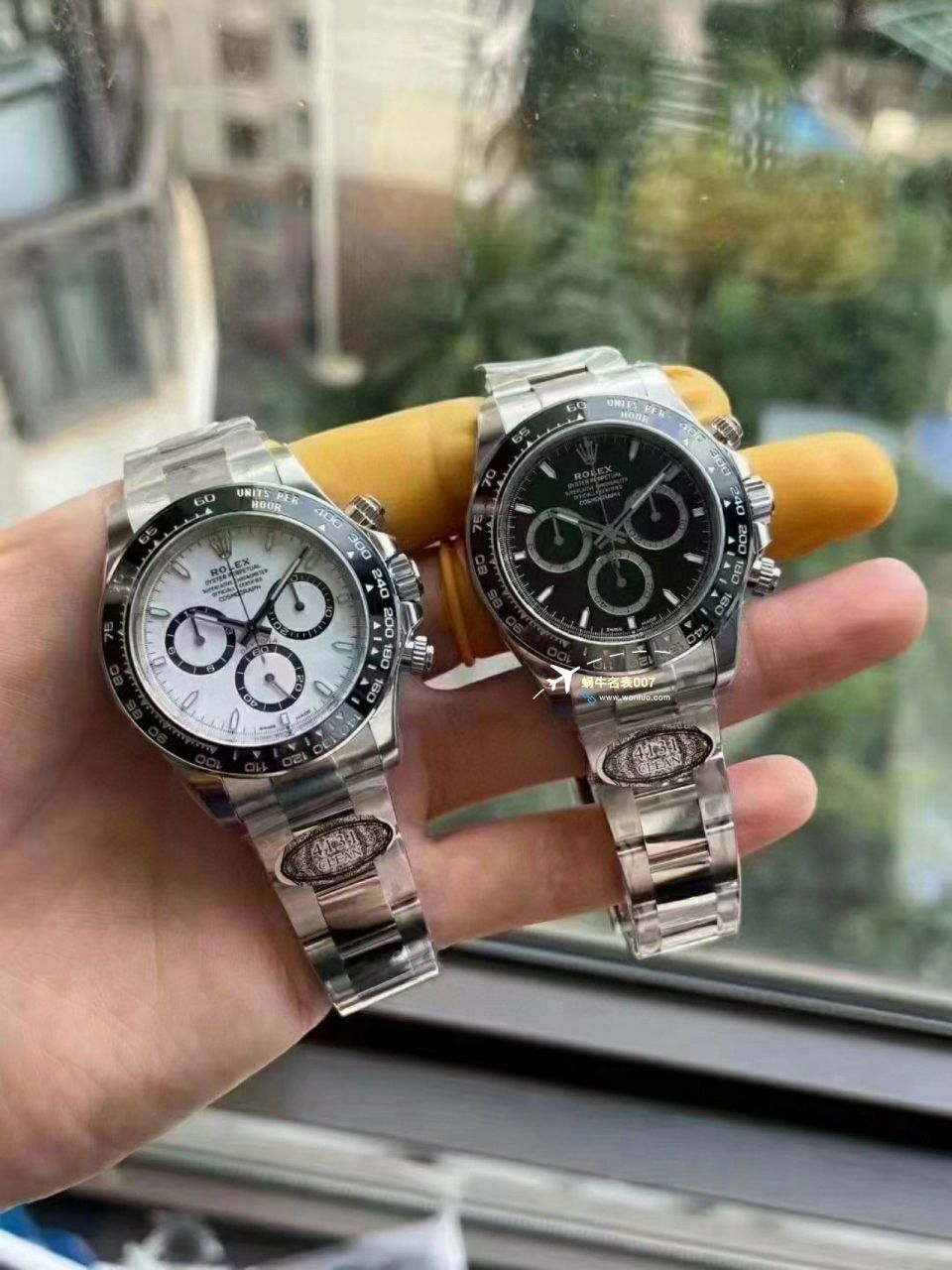 clean Factory c Factory  High quality   Replica Watches  Rolex  Cosmograph Daytona  Ditongna 新款4131 Movement 熊猫迪水泥灰m126500LN-0001，m126519ln-0006 wrist watches  / R810