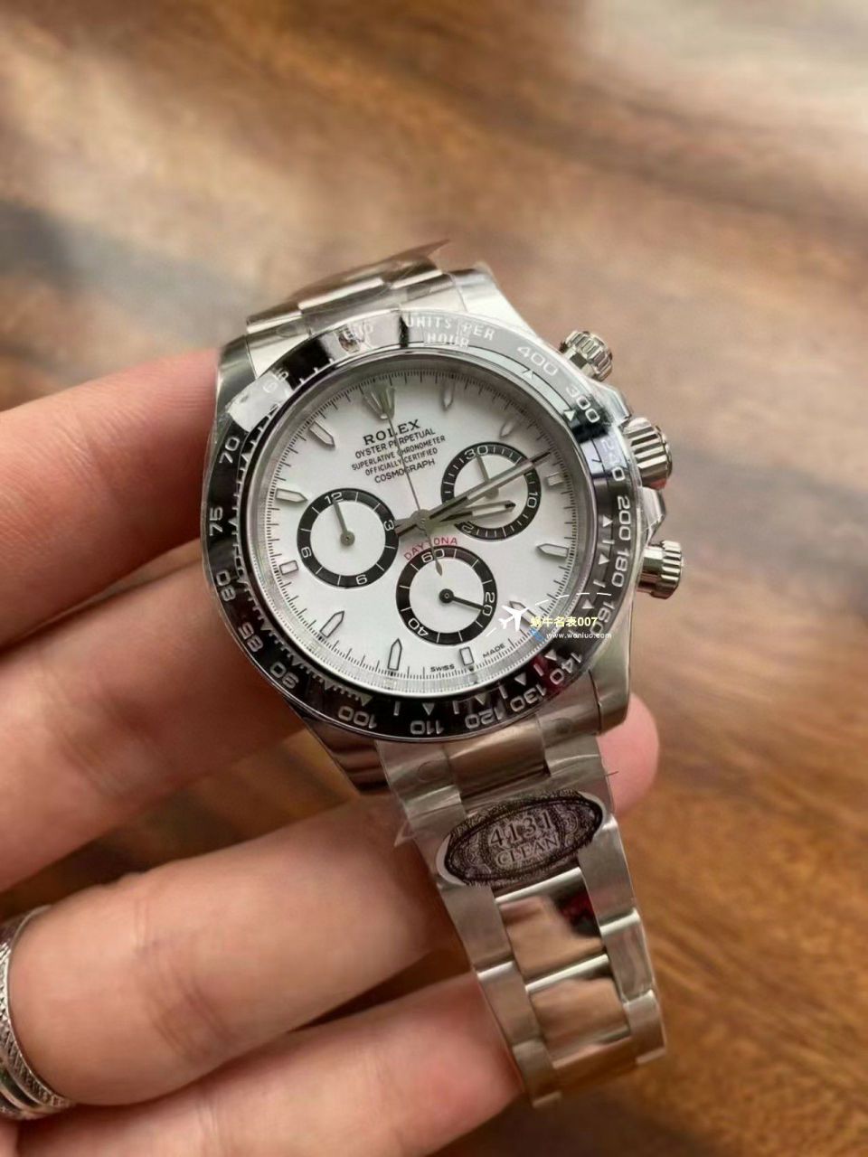 clean Factory c Factory  High quality   Replica Watches  Rolex  Cosmograph Daytona  Ditongna 新款4131 Movement 熊猫迪水泥灰m126500LN-0001，m126519ln-0006 wrist watches  / R810