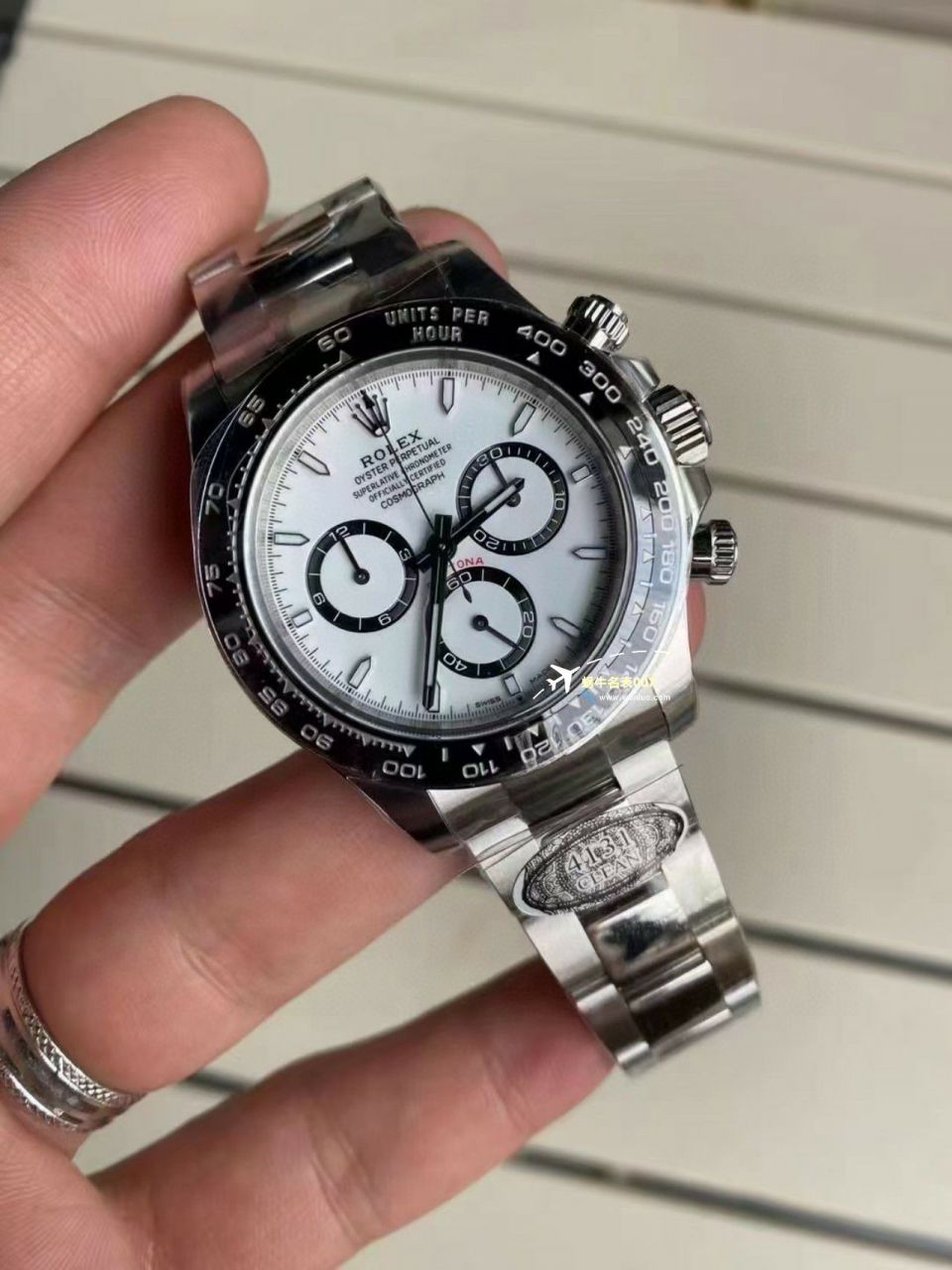 clean Factory c Factory  High quality   Replica Watches  Rolex  Cosmograph Daytona  Ditongna 新款4131 Movement 熊猫迪水泥灰m126500LN-0001，m126519ln-0006 wrist watches  / R810