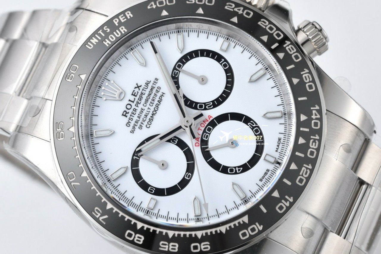 clean Factory c Factory  High quality   Replica Watches  Rolex  Cosmograph Daytona  Ditongna 新款4131 Movement 熊猫迪水泥灰m126500LN-0001，m126519ln-0006 wrist watches  / R810
