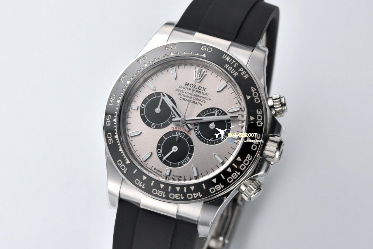 clean Factory c Factory  High quality   Replica Watches  Rolex  Cosmograph Daytona  Ditongna 新款4131 Movement 熊猫迪水泥灰m126500LN-0001，m126519ln-0006 wrist watches  / R810