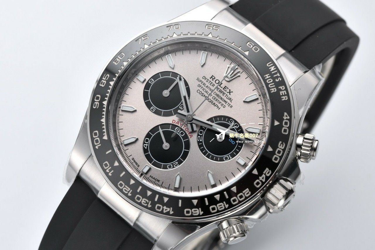 clean Factory c Factory  High quality   Replica Watches  Rolex  Cosmograph Daytona  Ditongna 新款4131 Movement 熊猫迪水泥灰m126500LN-0001，m126519ln-0006 wrist watches  / R810