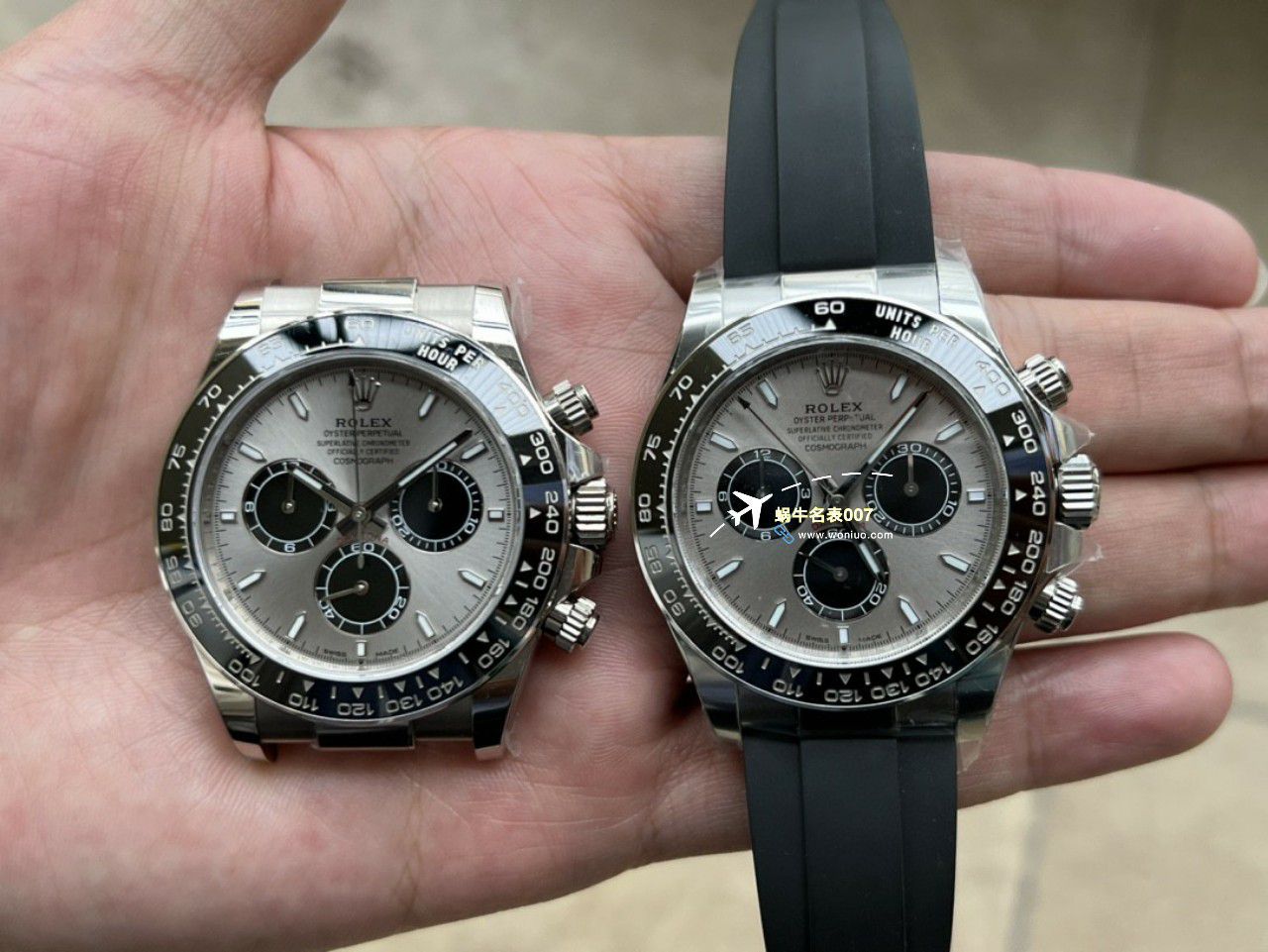 clean Factory c Factory  High quality   Replica Watches  Rolex  Cosmograph Daytona  Ditongna 新款4131 Movement 熊猫迪水泥灰m126500LN-0001，m126519ln-0006 wrist watches  / R810