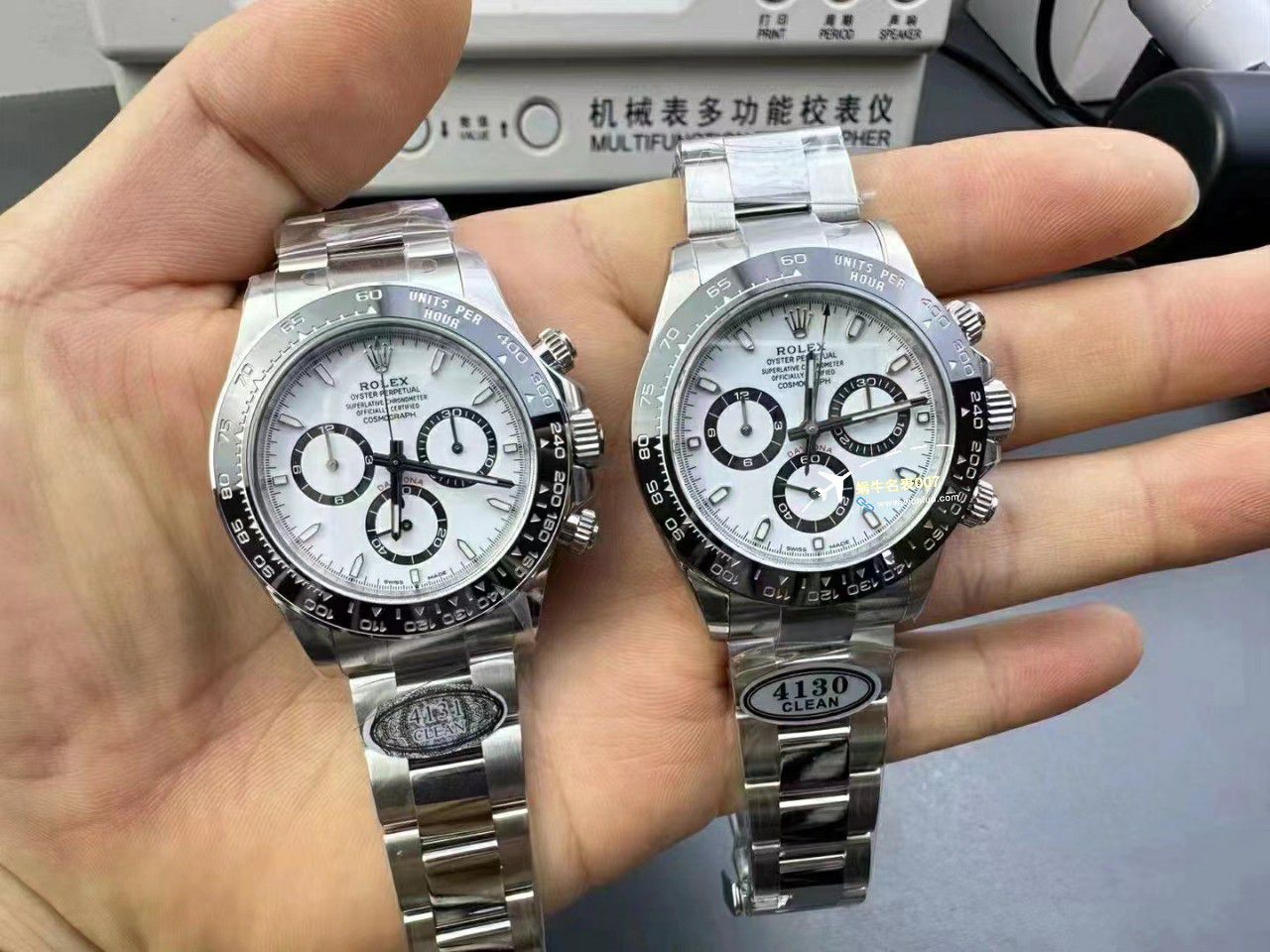 clean Factory c Factory  High quality   Replica Watches  Rolex  Cosmograph Daytona  Ditongna 新款4131 Movement 熊猫迪水泥灰m126500LN-0001，m126519ln-0006 wrist watches  / R810