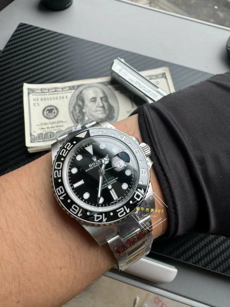 clean Factory  top  Replica Copy  Watches  Rolex  GMT MASTER II系列116710LN-0001 wrist watches (绿针) / R812