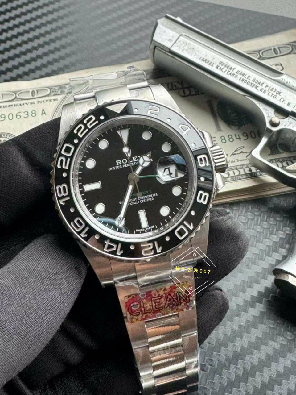 clean Factory  top  Replica Copy  Watches  Rolex  GMT MASTER II系列116710LN-0001 wrist watches (绿针) / R812