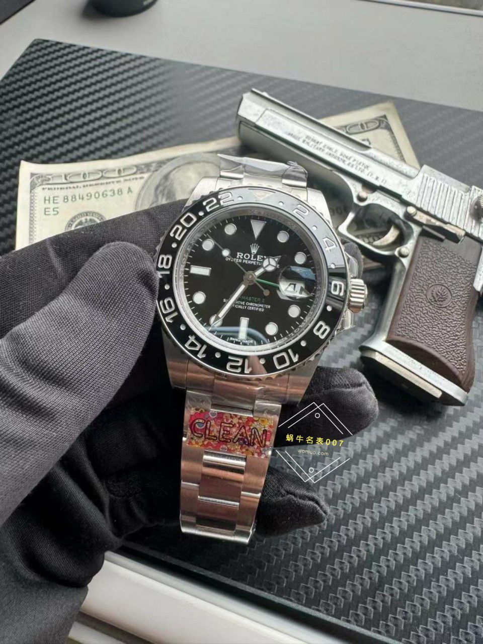 clean Factory  top  Replica Copy  Watches  Rolex  GMT MASTER II系列116710LN-0001 wrist watches (绿针) / R812
