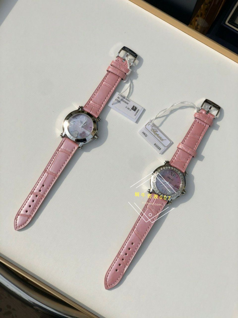  TOP  copy customized 真钻 Chopard HAPPY SPORT系列女表278475-2002和278475-3004原单 wrist watches  / XB087