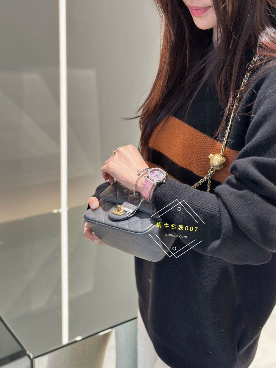  TOP  copy customized 真钻 Chopard HAPPY SPORT系列女表278475-2002和278475-3004原单 wrist watches  / XB087