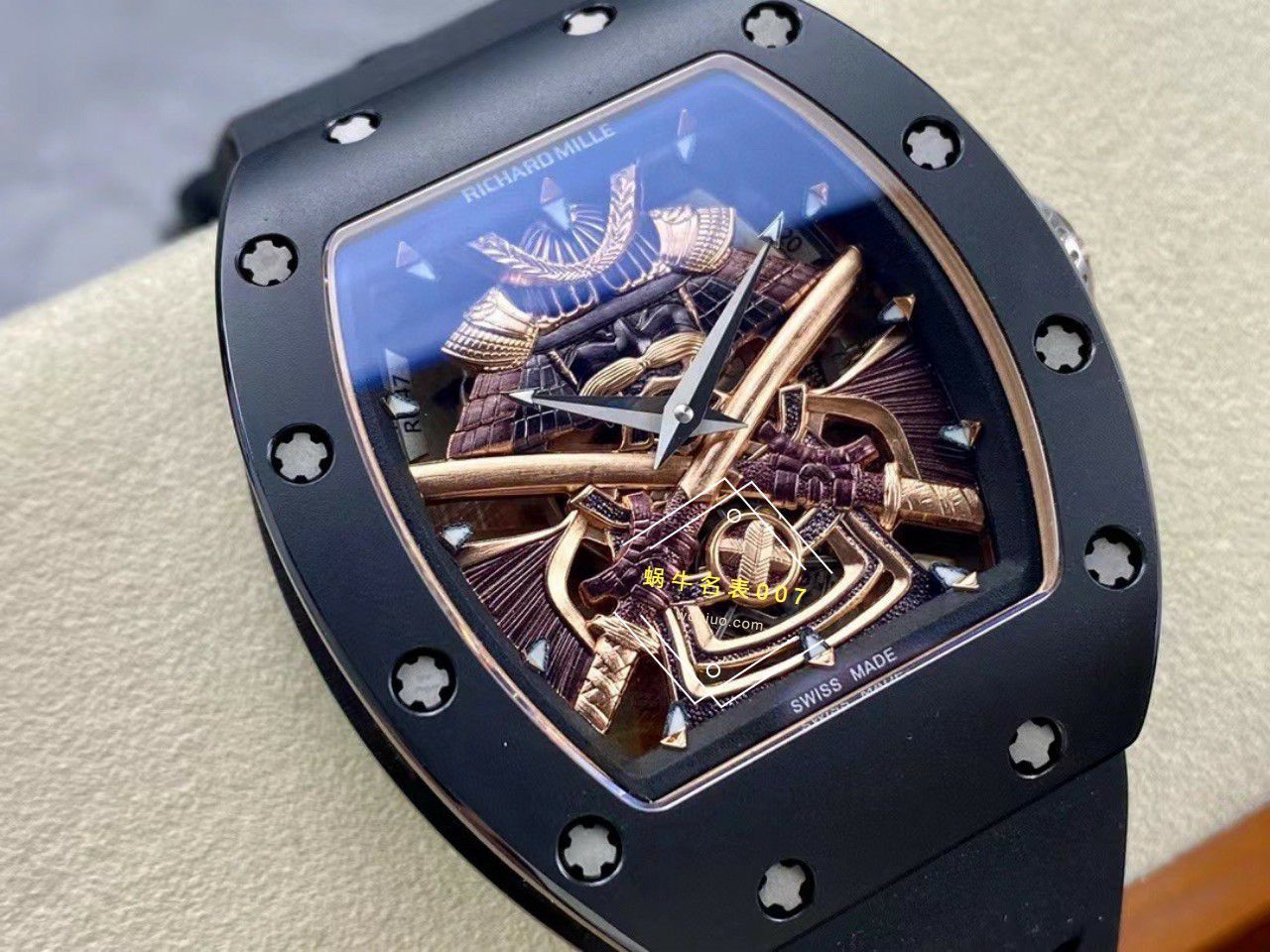 YS Factory  top  Replica Copy  RICHARD MILLE RM47黑武士一体机真 Tourbillon  Watches  / YSRM47