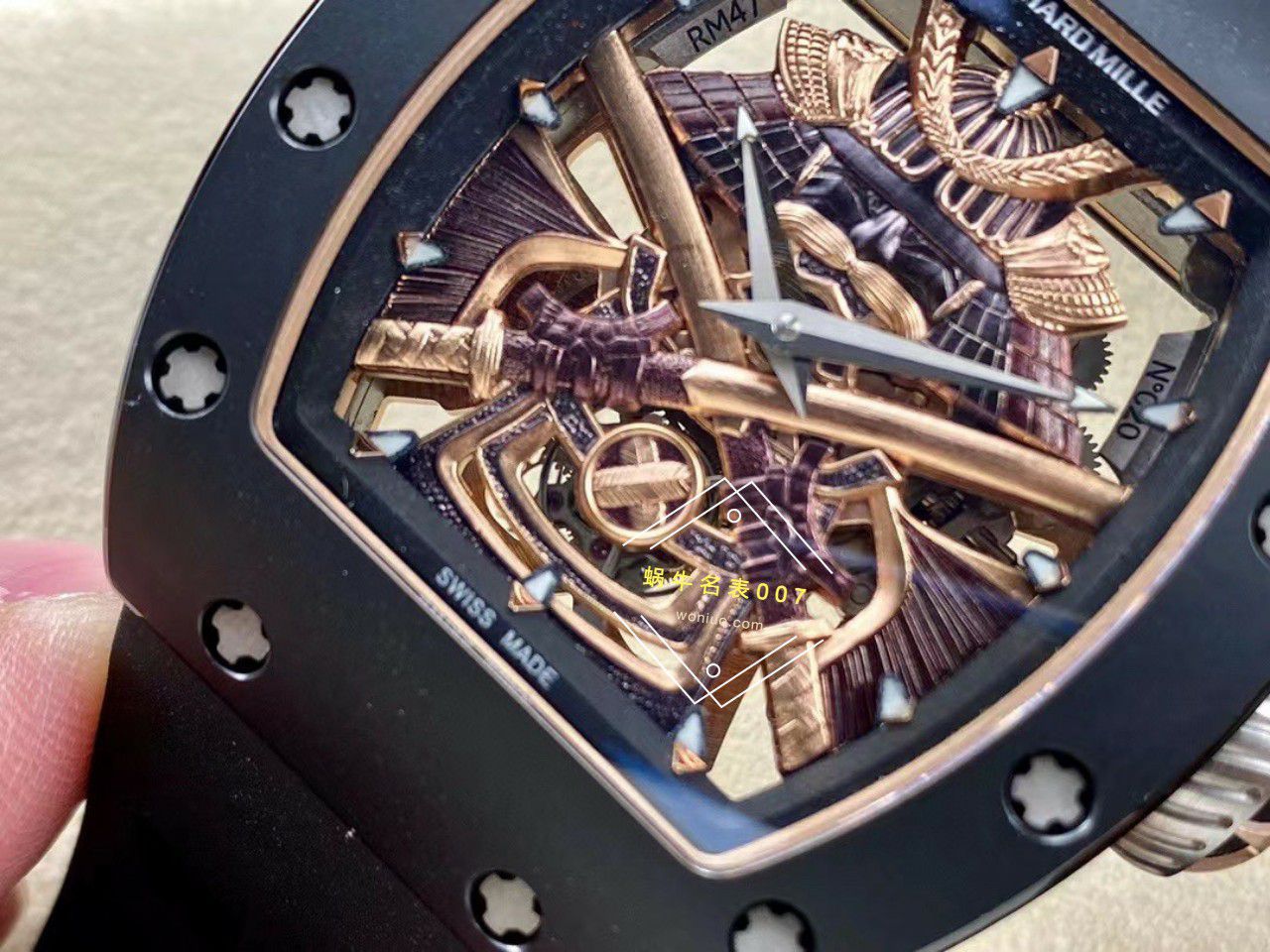 YS Factory  top  Replica Copy  RICHARD MILLE RM47黑武士一体机真 Tourbillon  Watches  / YSRM47