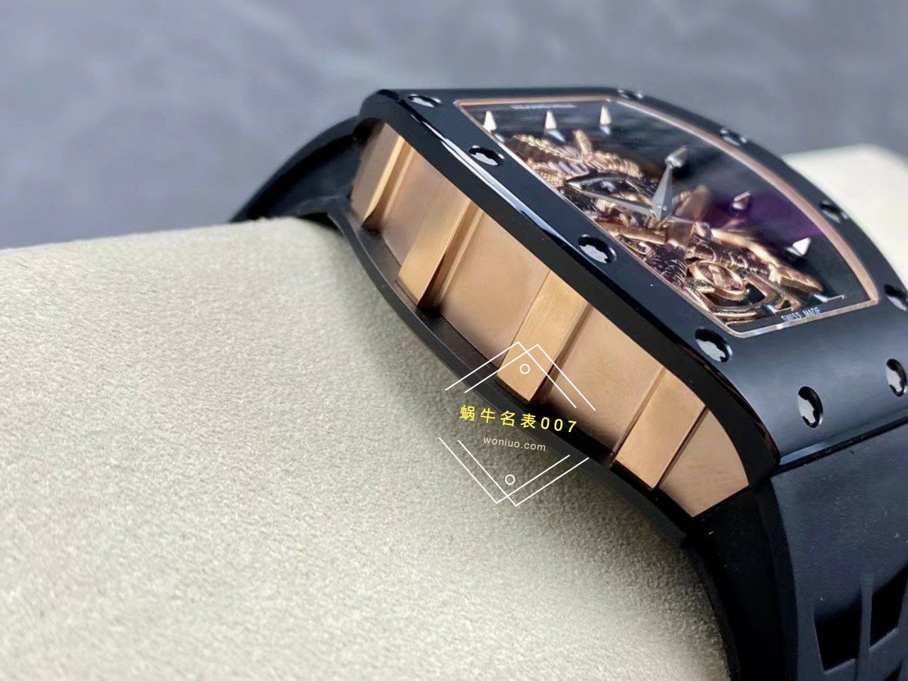 YS Factory  top  Replica Copy  RICHARD MILLE RM47黑武士一体机真 Tourbillon  Watches  / YSRM47