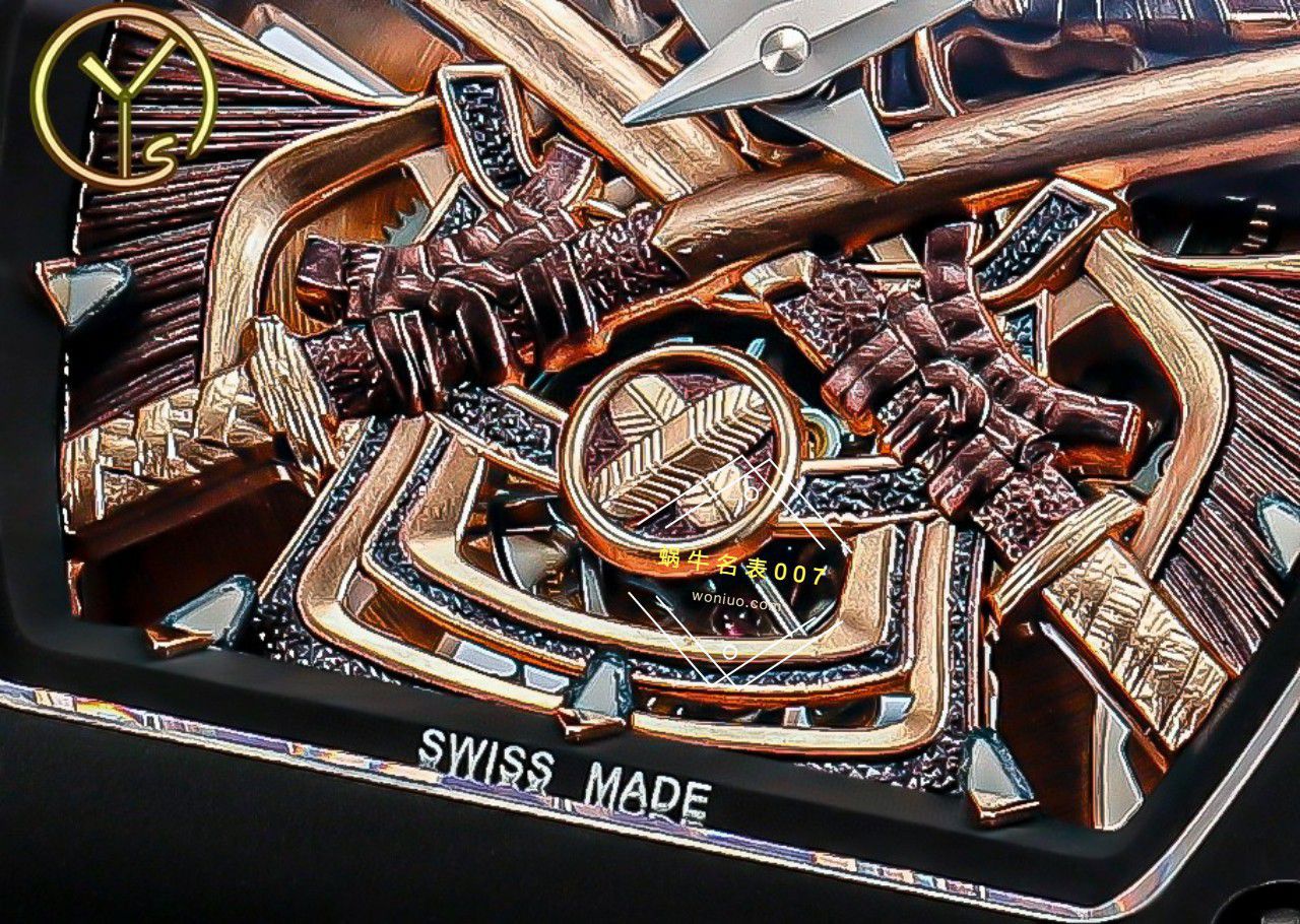 YS Factory  top  Replica Copy  RICHARD MILLE RM47黑武士一体机真 Tourbillon  Watches  / YSRM47