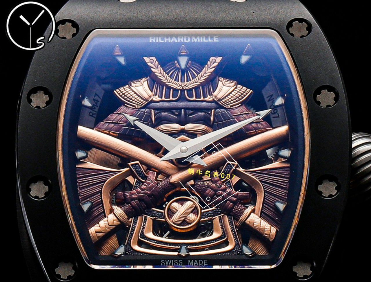 YS Factory  top  Replica Copy  RICHARD MILLE RM47黑武士一体机真 Tourbillon  Watches  / YSRM47
