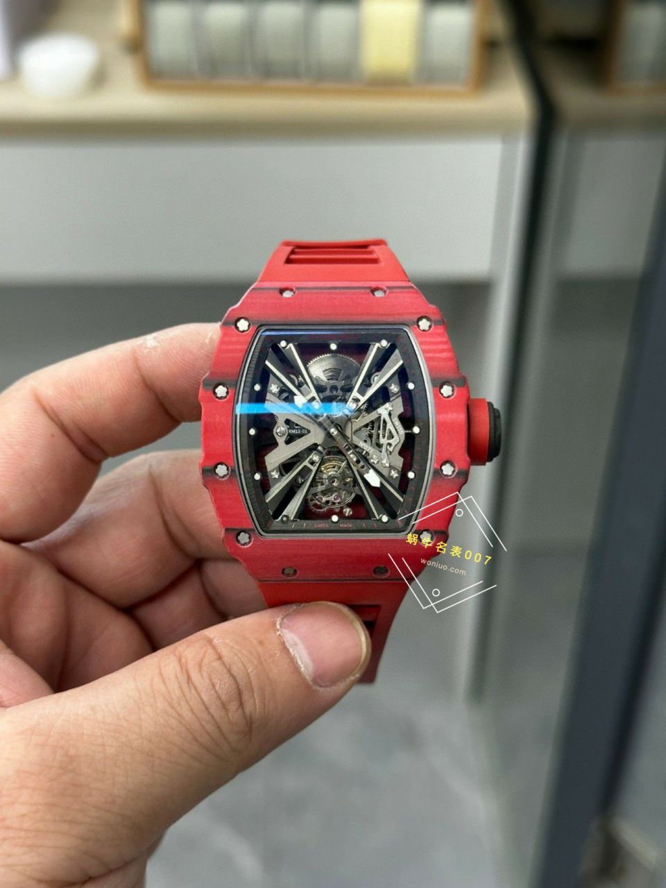 VVS新品 RICHARD MILLE 米尔 High quality 1比1 Replica Watches RM12-01 NTPT Tourbillon  wrist watches  / VVSRM1201