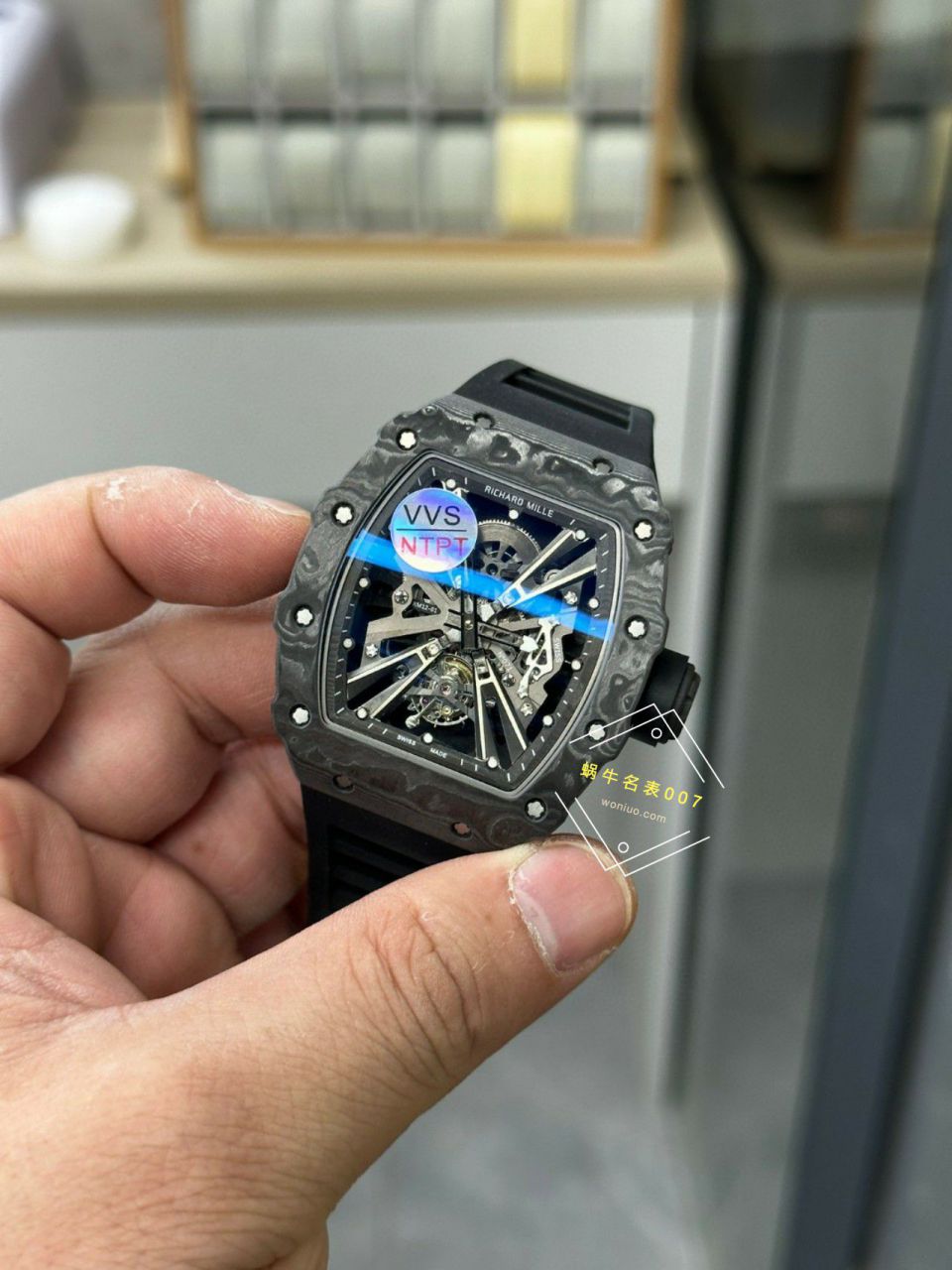 VVS新品 RICHARD MILLE 米尔 High quality 1比1 Replica Watches RM12-01 NTPT Tourbillon  wrist watches  / VVSRM1201
