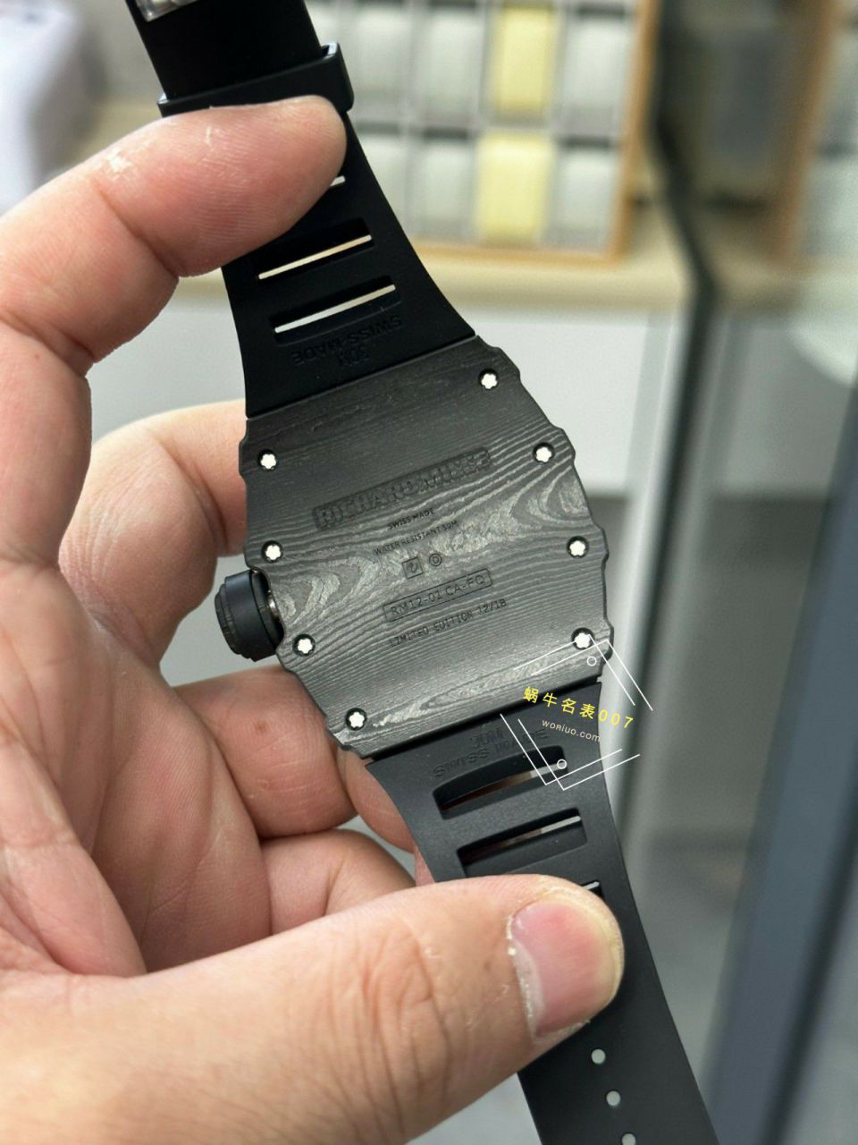 VVS新品 RICHARD MILLE 米尔 High quality 1比1 Replica Watches RM12-01 NTPT Tourbillon  wrist watches  / VVSRM1201