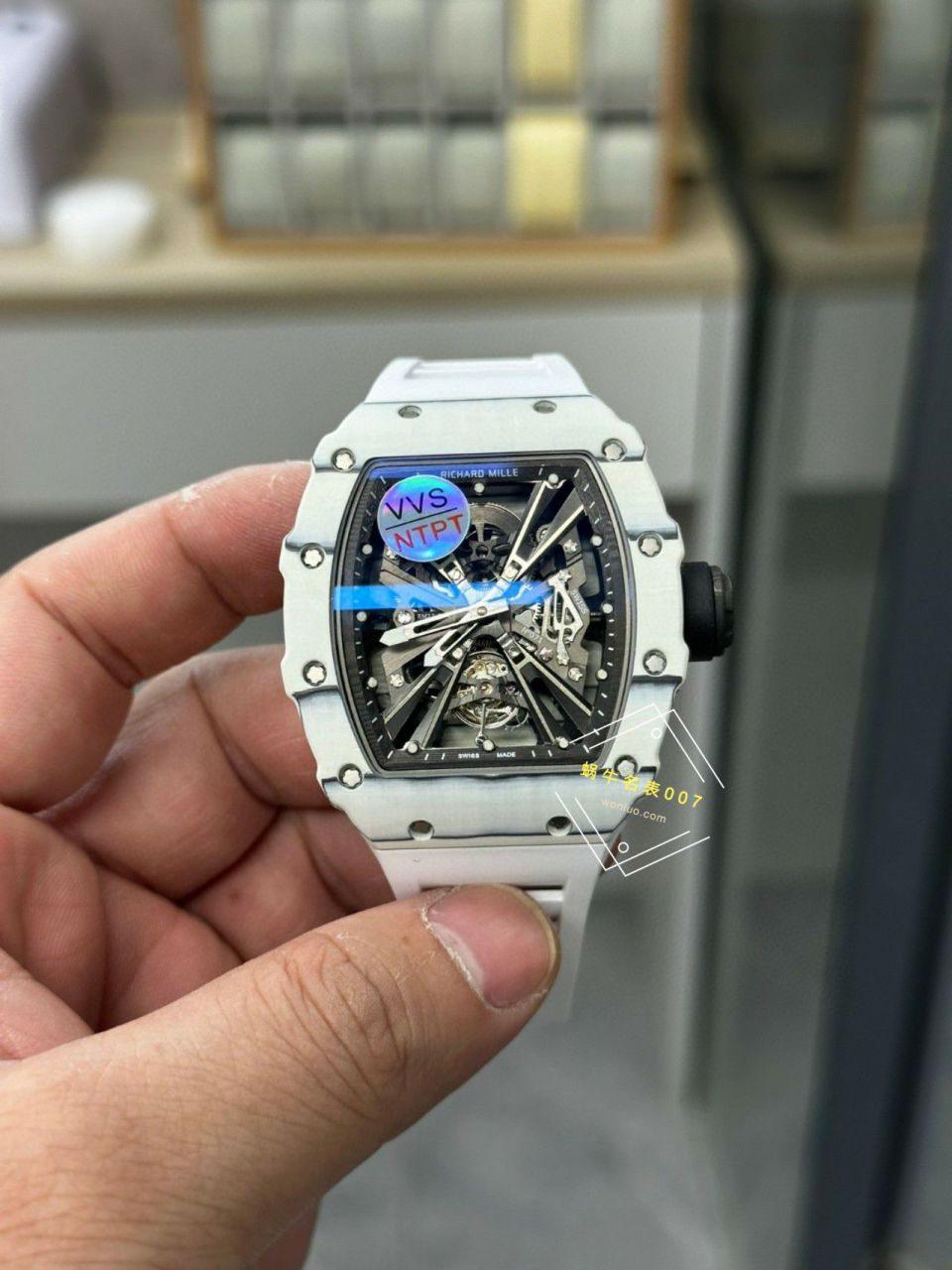 VVS新品 RICHARD MILLE 米尔 High quality 1比1 Replica Watches RM12-01 NTPT Tourbillon  wrist watches  / VVSRM1201