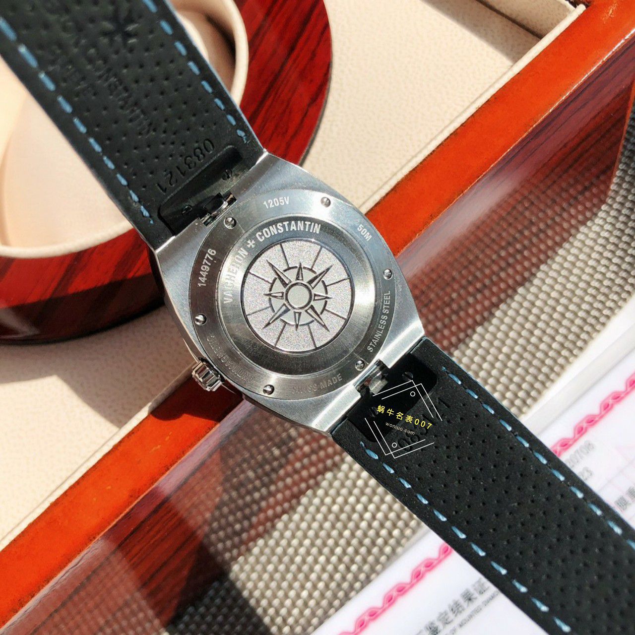  TOP 真钻女表Vacheron Constantin   Overseas 系列1225V/000R-B592，1225V/200A-B590 wrist watches  / JS261