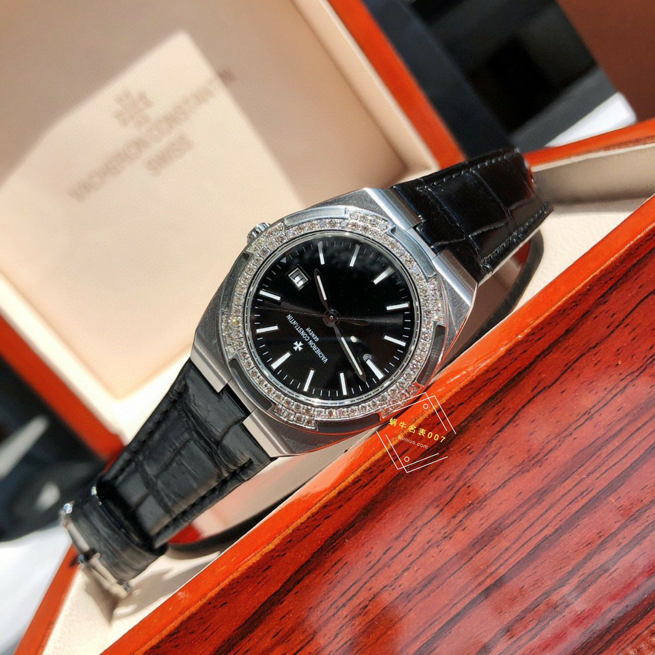  TOP 真钻女表Vacheron Constantin   Overseas 系列1225V/000R-B592，1225V/200A-B590 wrist watches  / JS261