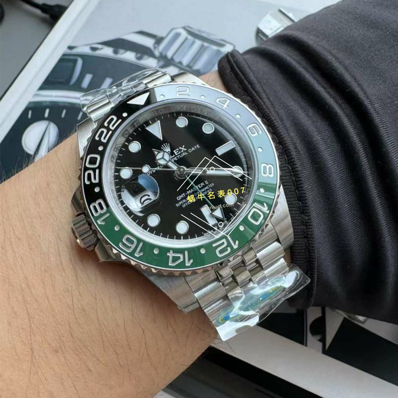 clean左撇子雪碧圈 Rolex  GMT MASTER II Perfect  Replica Copy  Watches m126720vtnr-0002 