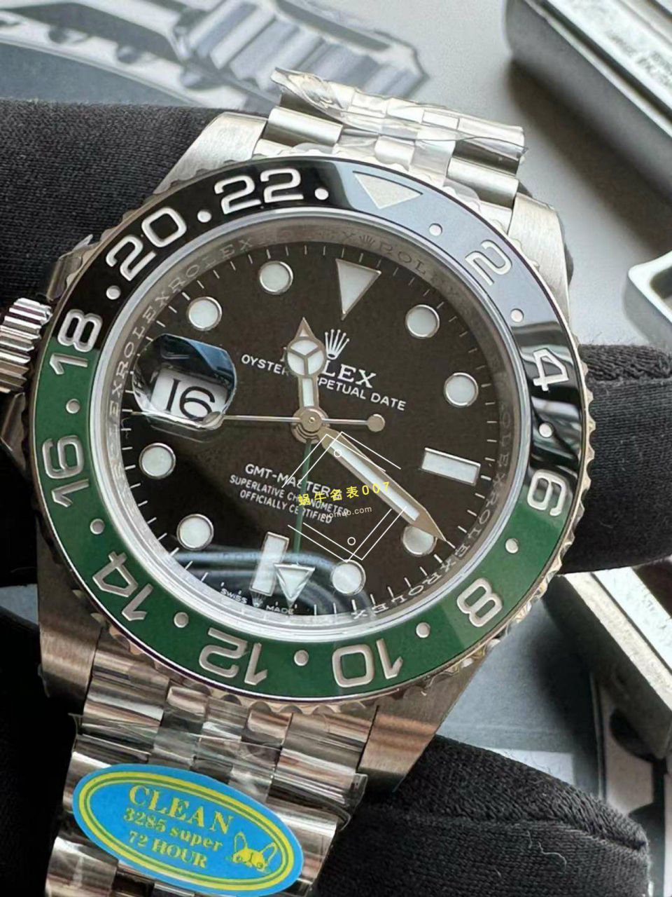 clean左撇子雪碧圈 Rolex  GMT MASTER II Perfect  Replica Copy  Watches m126720vtnr-0002  / R825