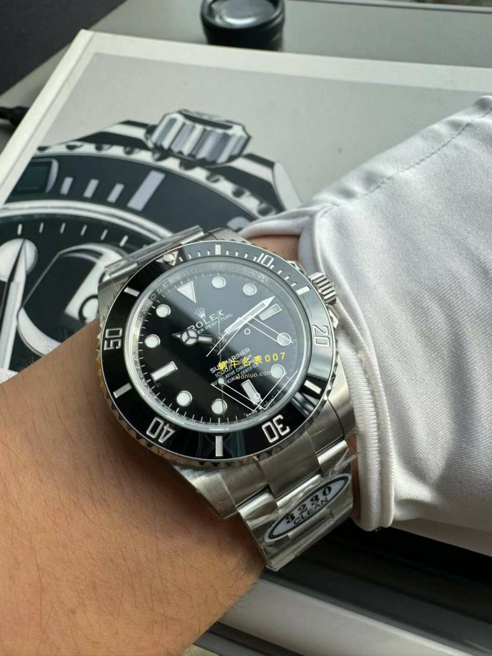 【 Video analysis 】clean Factory  Rolex  Submariner 型41mm无历水鬼m124060-0001 top  Replica Copy  Watches  / R826