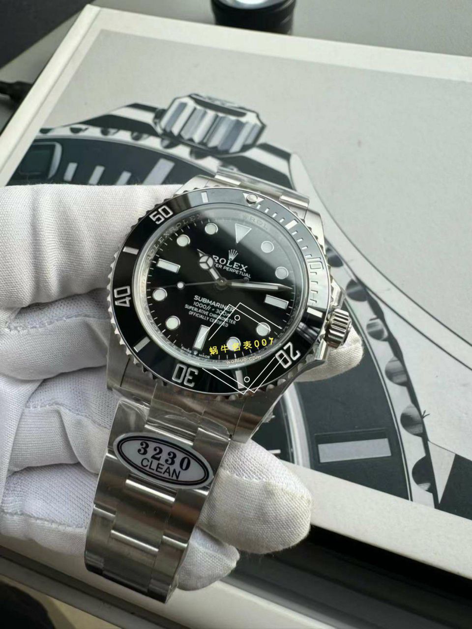 【 Video analysis 】clean Factory  Rolex  Submariner 型41mm无历水鬼m124060-0001 top  Replica Copy  Watches  / R826