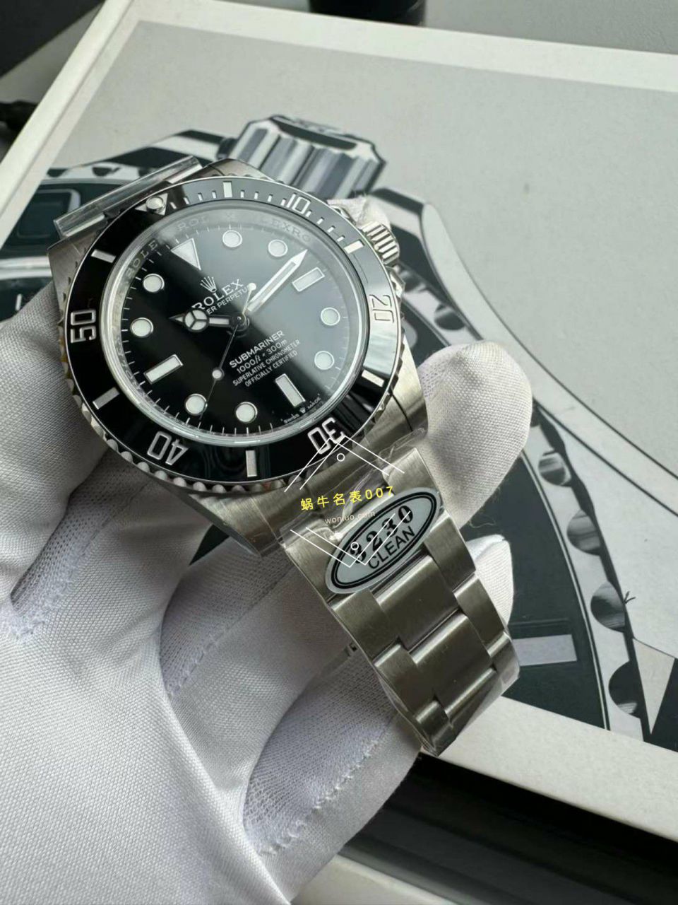 【 Video analysis 】clean Factory  Rolex  Submariner 型41mm无历水鬼m124060-0001 top  Replica Copy  Watches  / R826