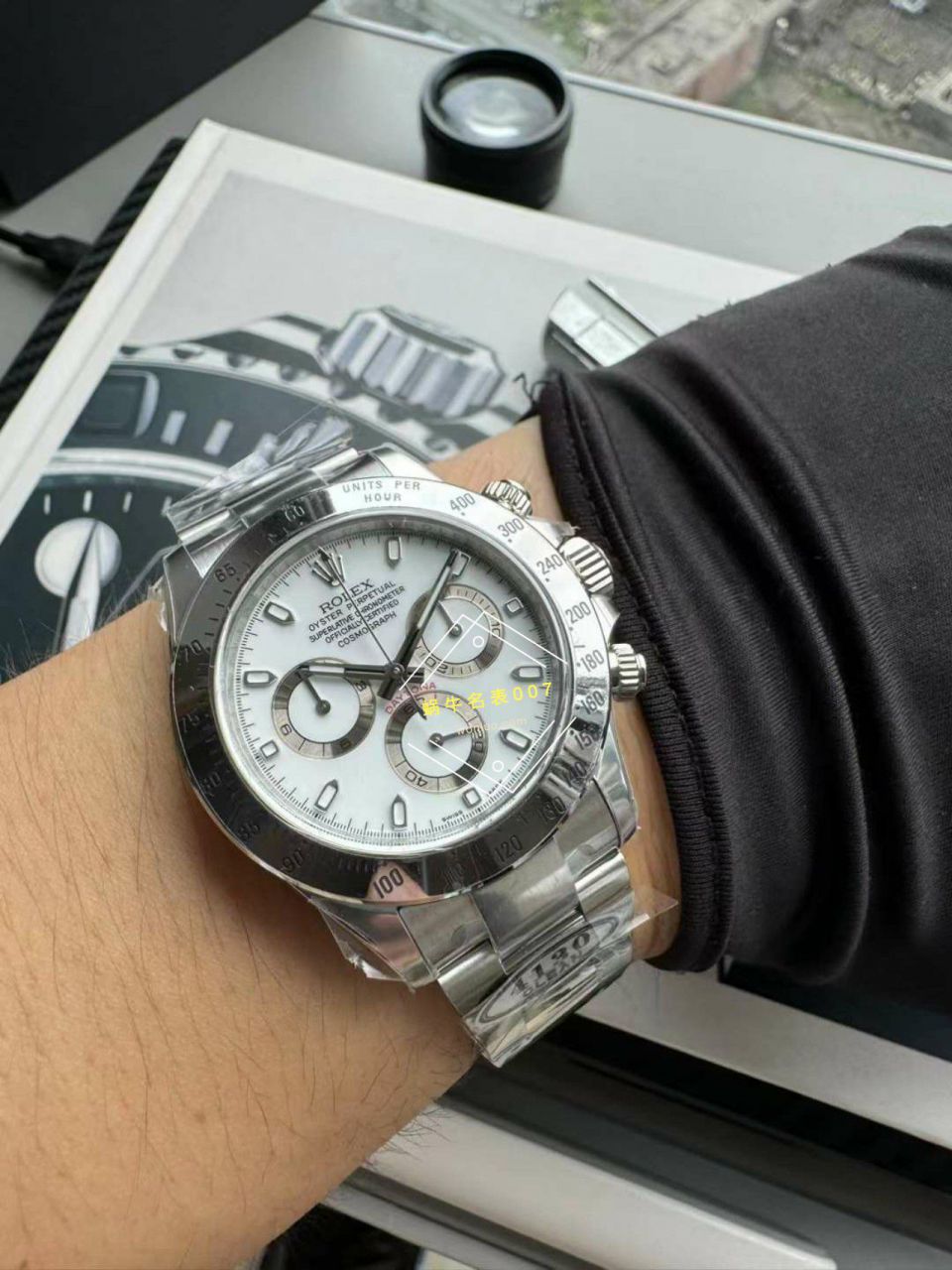clean Factory  Rolex  Ditongna  Perfect  Replica Copy 1 Watches 16520-78590 白钢迪 / R827