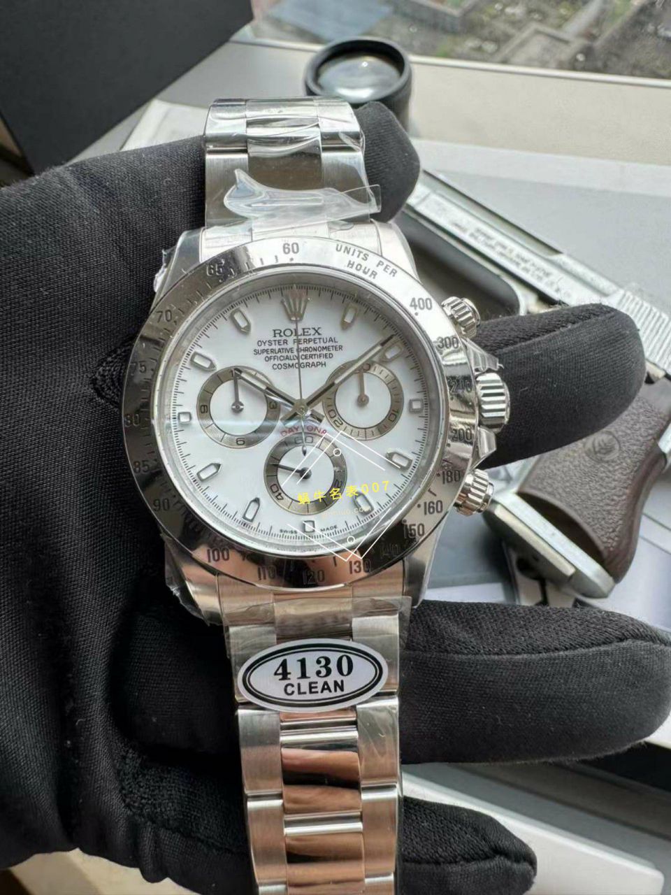 clean Factory  Rolex  Ditongna  Perfect  Replica Copy 1 Watches 16520-78590 白钢迪 / R827
